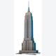 Afbeelding van 216 st - Empire State Building New York - Puzzle 3D (door Ravensburger)
