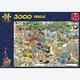 Afbeelding van 3000 st - Safari - Jan van Haasteren (door Jumbo)