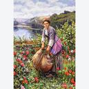 Afbeelding van 1500 st - The Grass Cutter, Daniel Ridgway Knight (door Castorland)