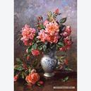 Afbeelding van 1000 st - Still Life Roses in China Vase, Albert Williams (door Castorland)