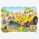 Afbeelding van 20 st - Bulldozer in actie - Vloerpuzzels (door Castorland)