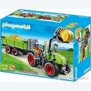 Afbeelding van Grote Tractor Met Aanhangwagen - Playmobil Country (door Playmobil)