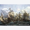 Afbeelding van 1000 st - J. De Quelery: Seabattle / Zeeslag (door Puzzelman)