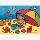 Afbeelding van 16 st - Noa op het strand - Vloerpuzzels (door Puzzelman)
