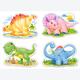 Afbeelding van 4 st - Baby Dinosaurus - Progressive (door Castorland)