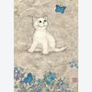 Afbeelding van 500 st - White Kitty by Jane Crowther (door Heye)