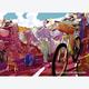 Afbeelding van 1000 st - Tour in Pink - Bike Art (door Heye)