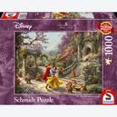 Afbeelding van 1000 st - Disney Sneeuwwitje Dansen met de prins - Thomas Kinkade (door Schmidt)