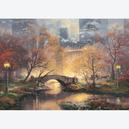 Afbeelding van 1000 st - Autumn in Central Park, Glow in the Dark - Thomas Kinkade (door Schmidt)