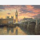 Afbeelding van 1000 st - Evening mood in London - Thomas Kinkade (door Schmidt)