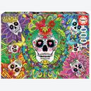 Afbeelding van 1000 st - Sugar Skulls Neon - Neon (door Educa)