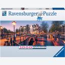 Afbeelding van 1000 st - Avond in Amsterdam - Panorama (door Ravensburger)