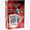 Afbeelding van Casino Quality playing cards Bridge size English art Red back - Diamond Series - Kaartspelen (door Cartamundi)