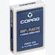 Afbeelding van Copag Poker size 55 playing cards 100% plastic 4 corner index Blue - Gokspelen (door Cartamundi)